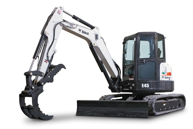 Tổng quan về xe xúc đào mini Bobcat E45