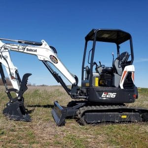 Xe xúc đào mini Bobcat E26