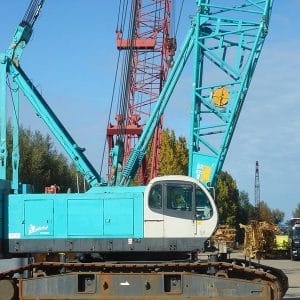 Xe cẩu bánh xích Kobelco 65 tấn