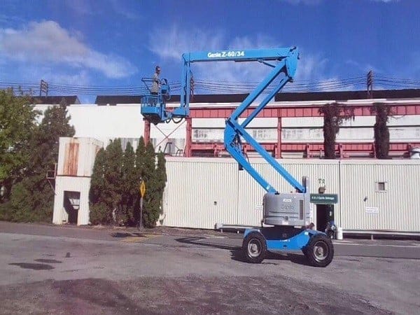 Ứng dụng của xe nâng người mini Boom lift 20m