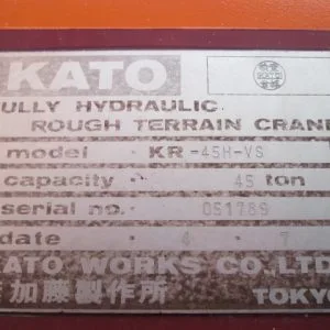 Một số tính năng vượt trội của xe cẩu Kato 45 tấn