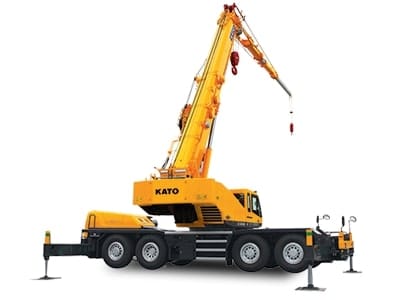 Ưu điểm của xe cẩu bánh lốp Kato 75 tấn