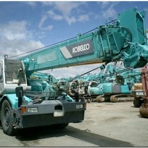 Cho thuê cẩu bánh lốp Kobelco 25 tấn