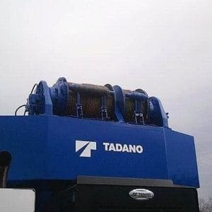 Cho thuê xe cẩu bánh lốp Tadano 35 tấn