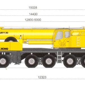Tổng quan của xe cẩu bánh lốp XCMG 100 tấn