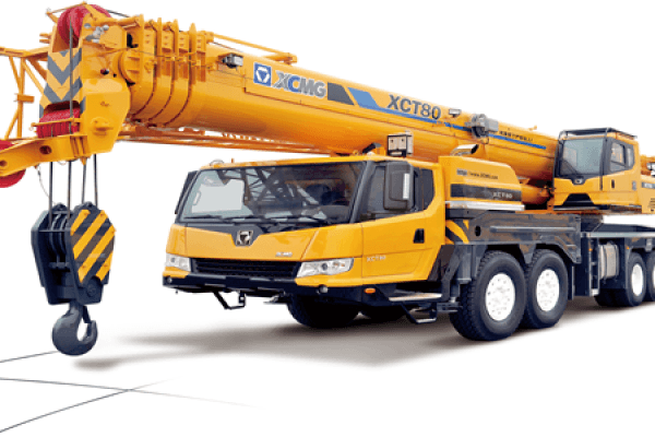 Xe cẩu bánh lốp XCMG 80 tấn