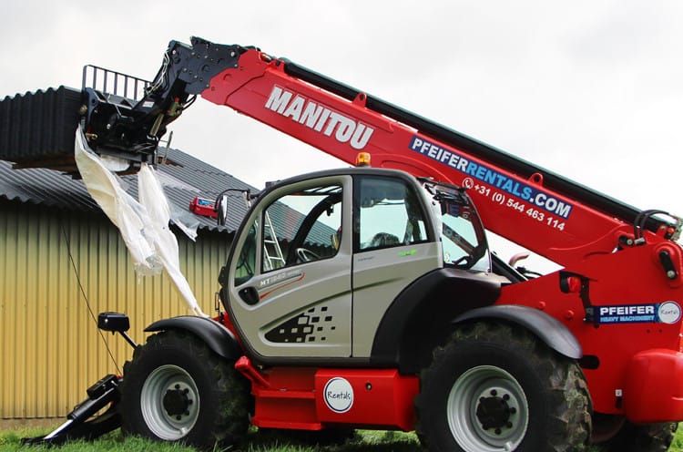 Thiết kế của xe nâng đa năng 4 tấn Manitou