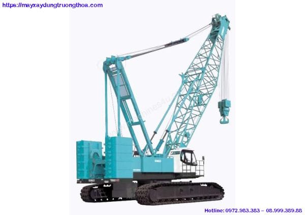 Cho thuê xe cẩu bánh xích Kobelco 180 tấn