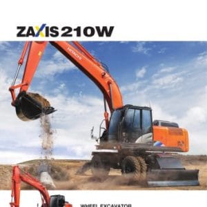 Máy đào bánh lốp Hitachi ZX210W-5A