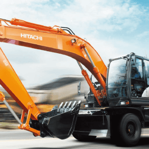 Máy đào bánh lốp Hitachi ZX210W-5A