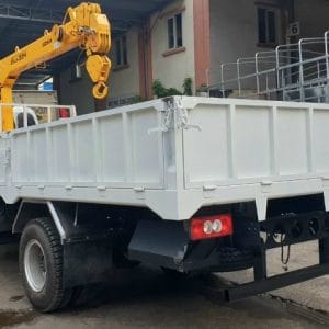 Thiết kế của xe cẩu 3 tấn 4 đốt Soosan gắn trên Foton Ollin 120