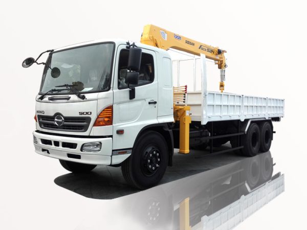 Xe cẩu Hino 10.8 tấn gắn cẩu Soosan 7 tấn