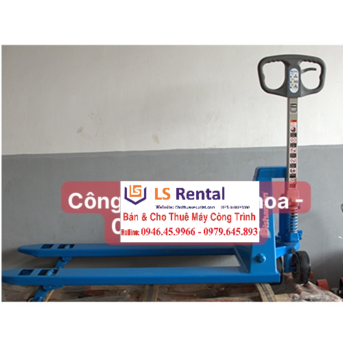 Bàn giao cho thuê giá rẻ uy tín xe nâng tay Bishamon 3 tấn