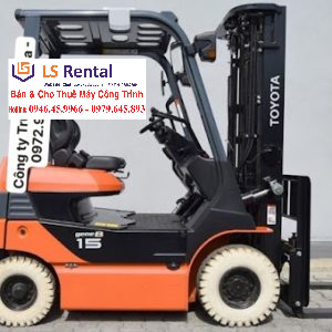 Bàn giao xe nâng điện Toyota 8FB15 rẻ
