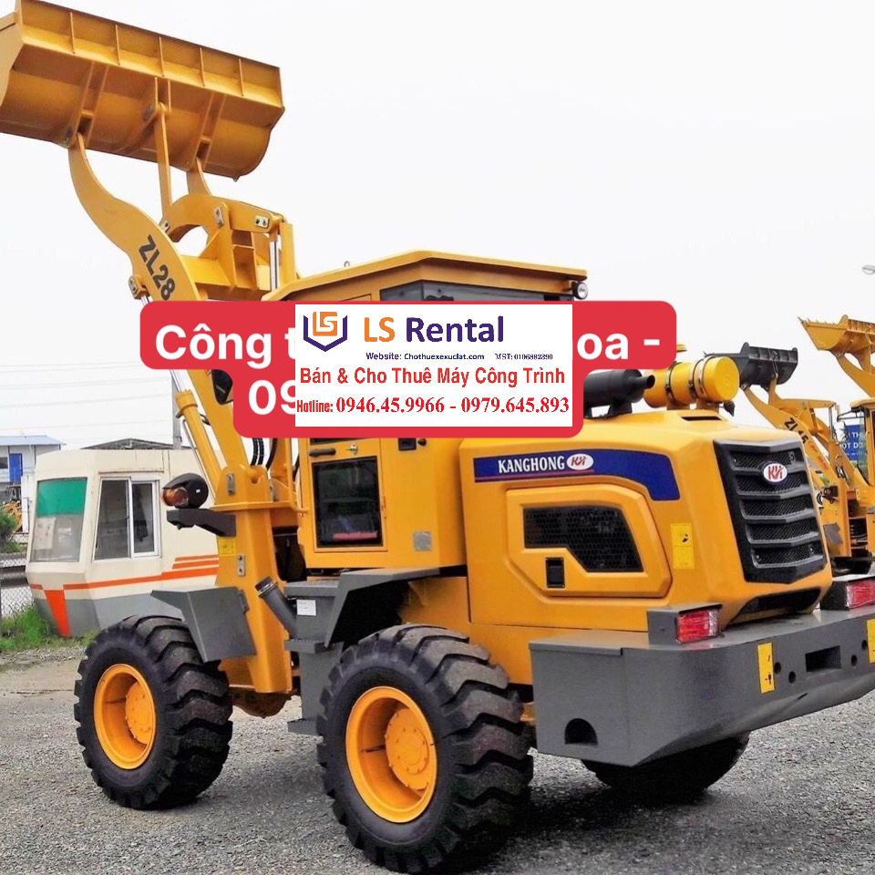 Cho thuê giá rẻ xúc lật KangHong ZL28 rẻ