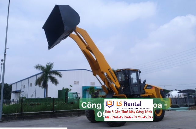 Cho thuê xe xúc lật Liugong CLG855H 2 thân