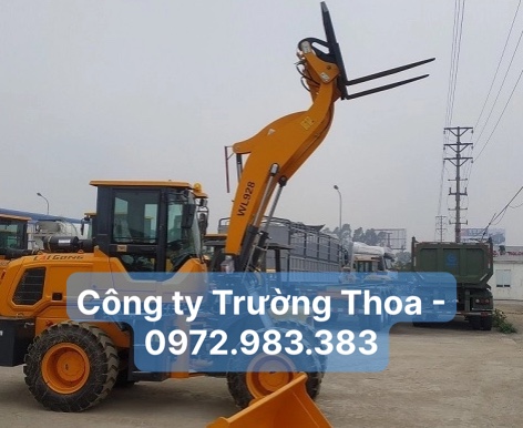 thuê xe xúc lật giá rẻ công ty Trường Thoa