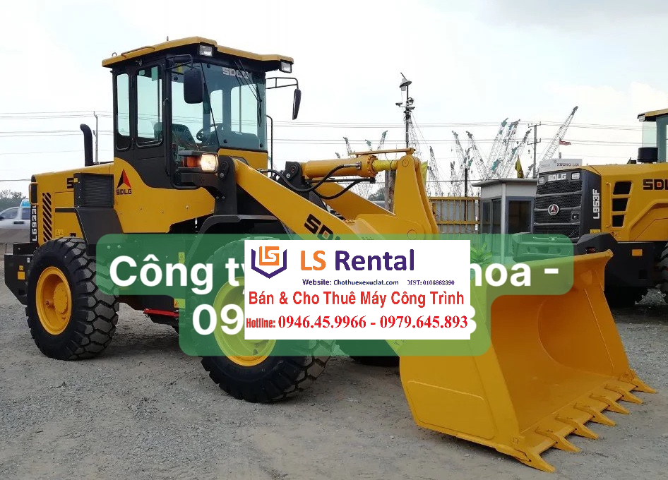 Cho thuê máy xúc lật SDLG LG933L