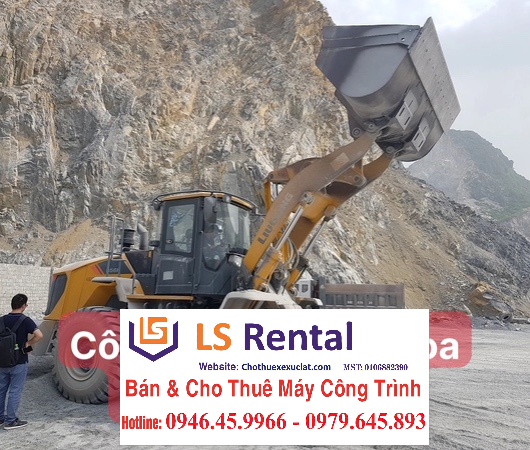 Cho thuê bán xúc lật Liugong CLG856H an toàn