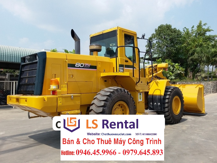 Thuê xúc lật 2 thân Kawasaki giá rẻ