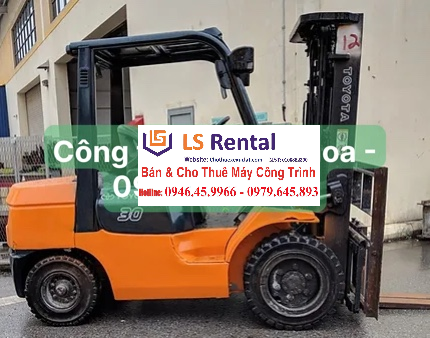 Cho thuê bán nâng dầu Toyota 7FD30 chất lượng