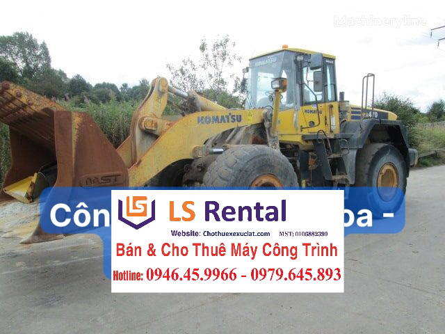 Cho thuê máy xúc lật Komatsu WA470-5