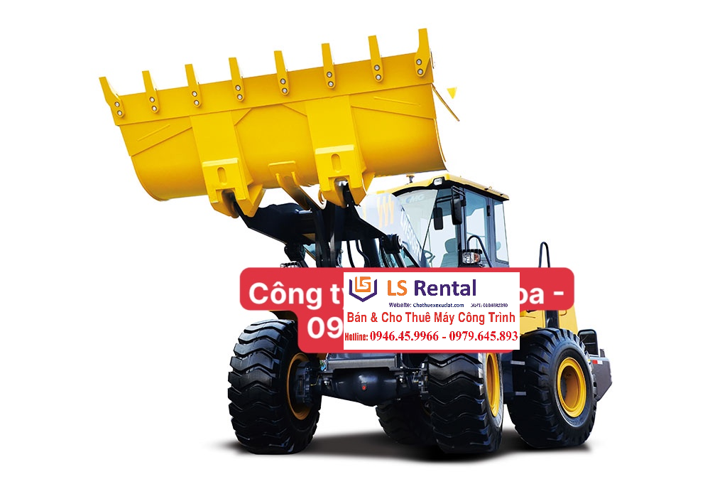 Cho thuê máy xúc lật 2 thân XCMG LW500FN