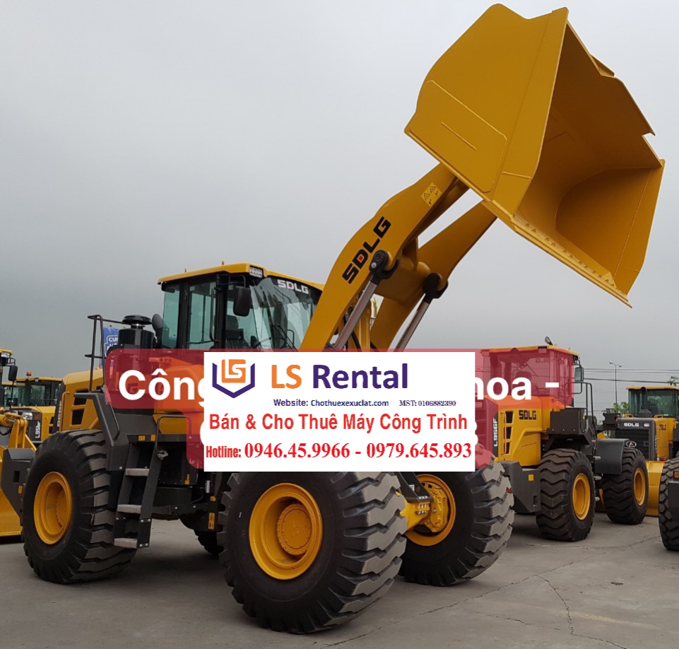 Cho thuê bán xúc lật 2 thân SDLG L968F