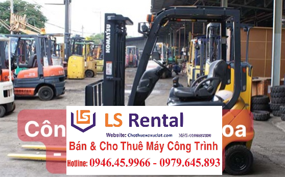 Cho thuê xe nâng điện Komatsu FB18-uy tín