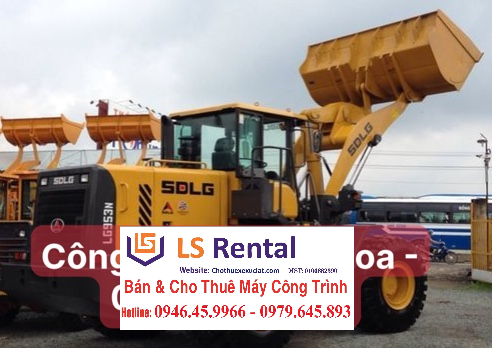 Chuyên cho thuê bán xúc lật 2 thân SDLG LG953N