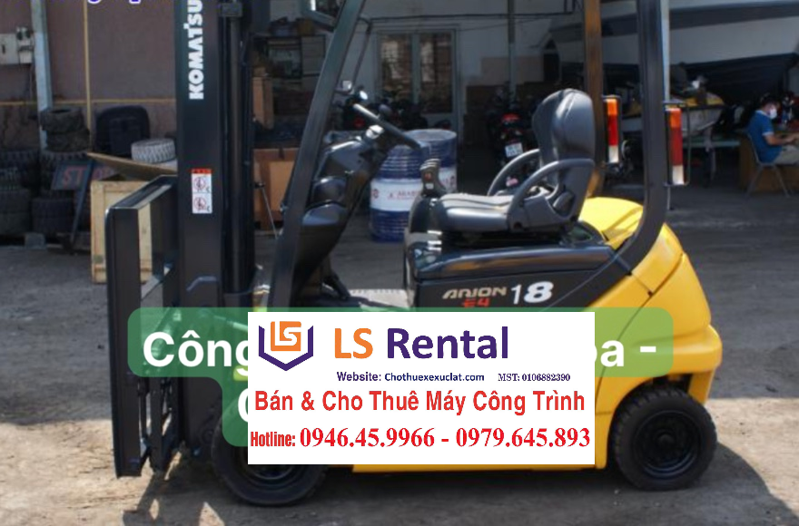 Chuyên cho thuê mua bán xe nâng hàng Komatsu FB18-12