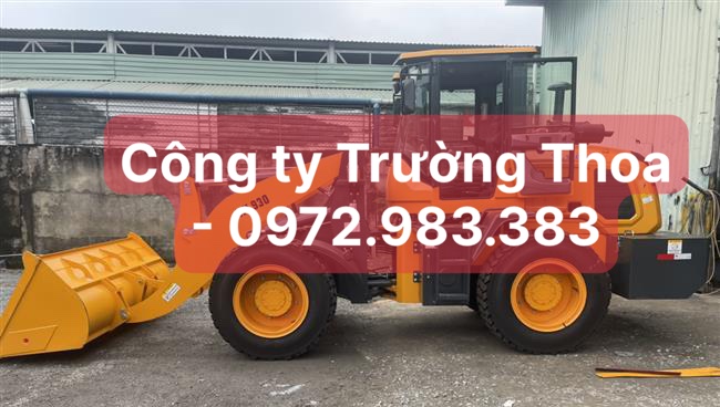 Chuyên máy xúc lật 2 thân ở KCN Mai Trung Bình Dương