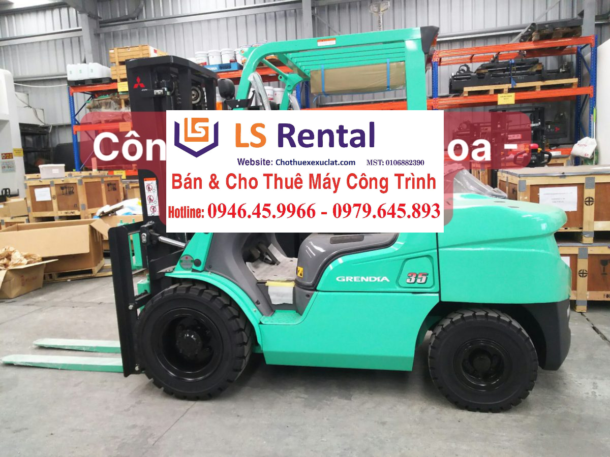 Bán cho thuê an toàn xe nâng dầu Mitsubishi FD35ANT