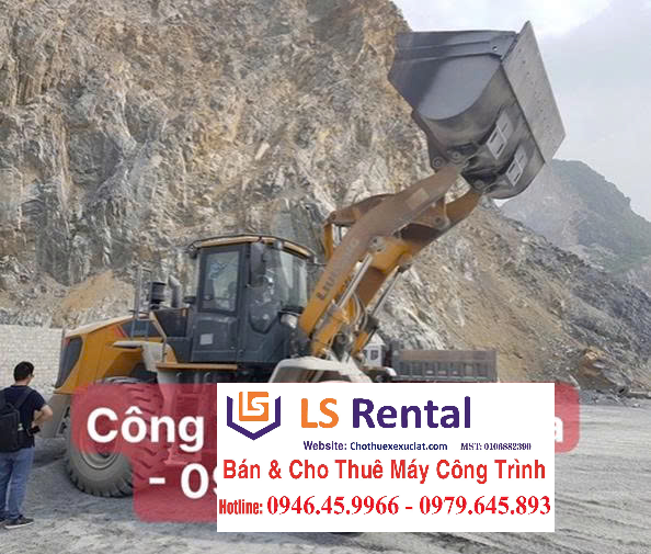 dịch vụ máy xúc lật Liugong CLG856H