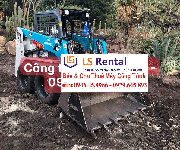 Cho thuê máy xúc lật 1 thân Toyota 5SDK5 giá rẻ