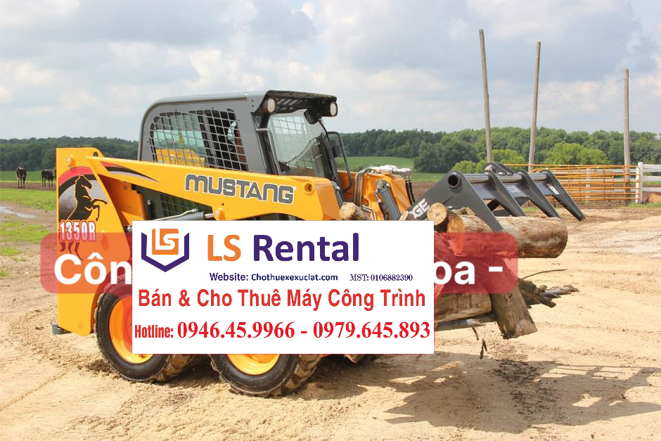 Dịch vụ cho thuê bán xe xúc lật Mustang 1350R