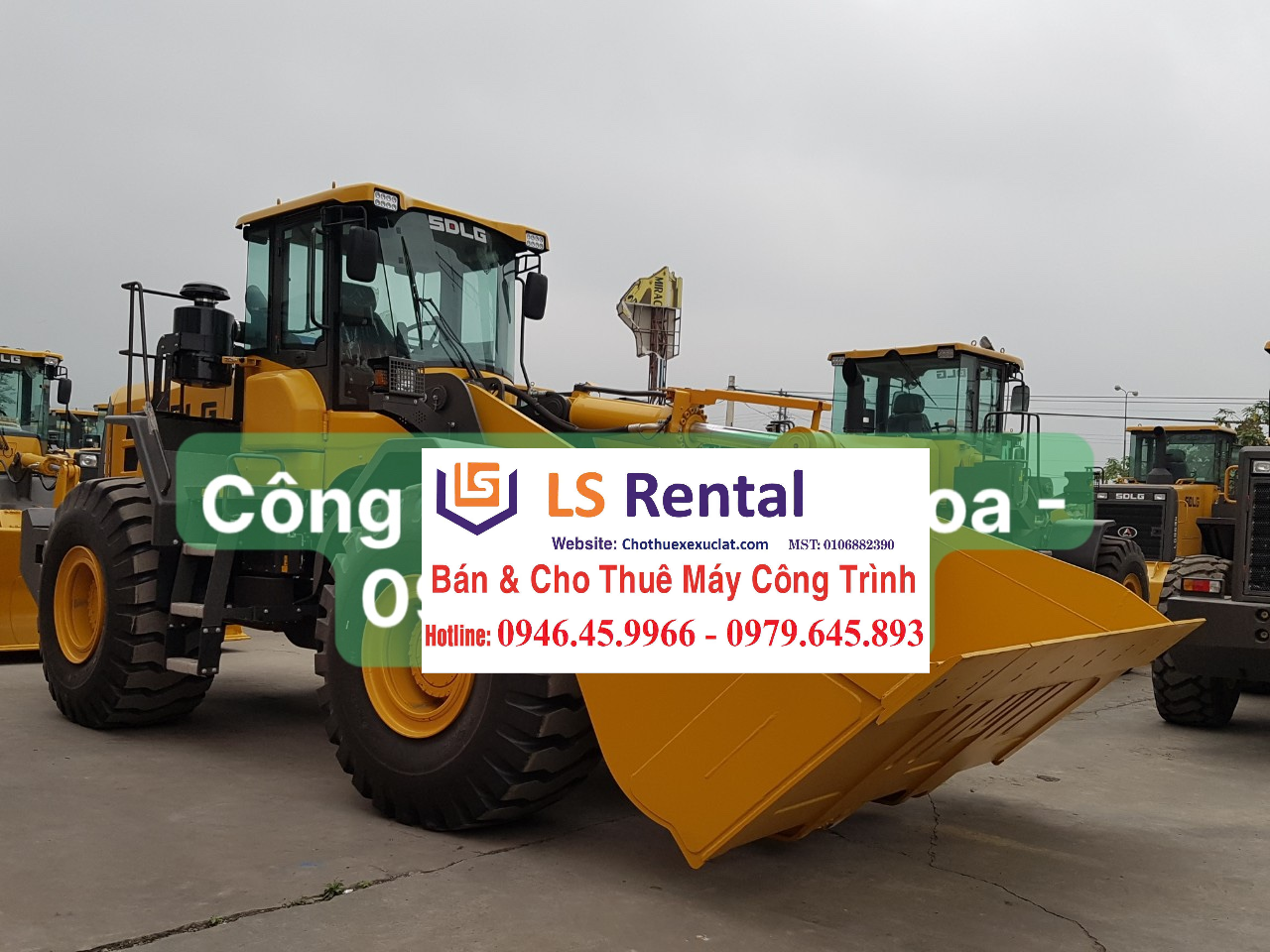Dịch vụ tiện ích xe xúc lật 2 thân SDLG L968F