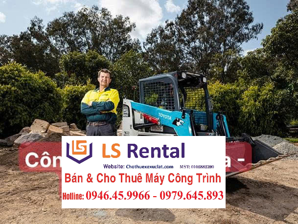 bán cho thuê xúc lật 1 thân Toyota 5SDK5