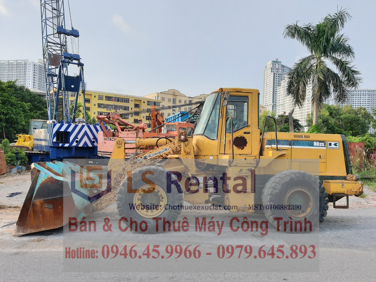 Chuyên xe xúc lật Kawasaki ZV80 giá rẻ