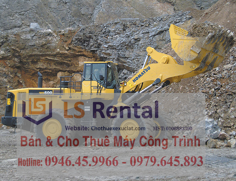 Giải pháp tối ưu chi phí với máy xúc lật Komatsu WA600-6R