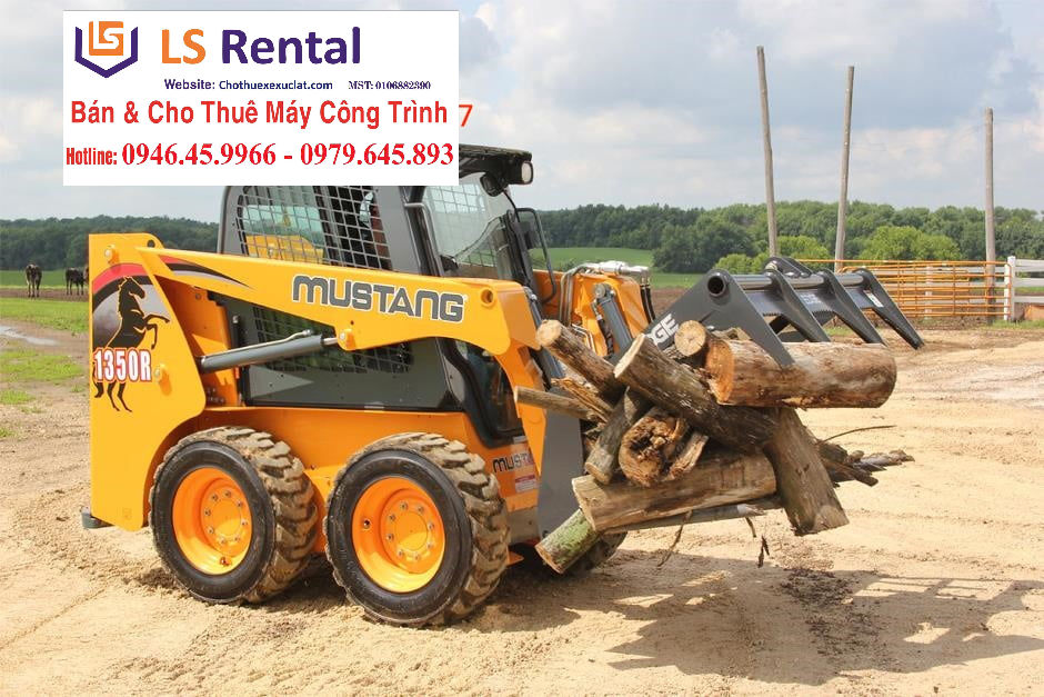Năng suất bốc xếp thực tế của máy xúc lật Mustang 1350R