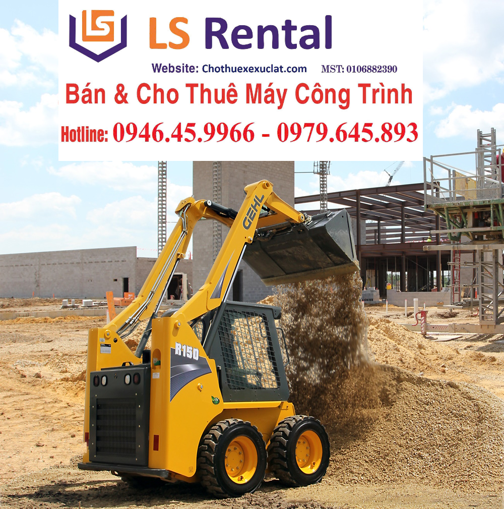 Năng suất bốc xếp thực tế của máy xúc lật Gehl R150