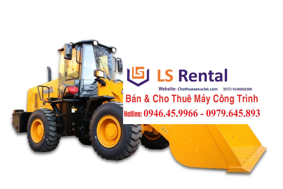 Báo giá dịch vụ cho thuê máy xúc lật 2 thân Lonking CDM835
