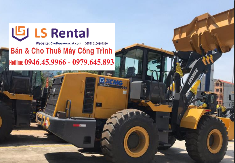 Tối ưu chi phí thuê máy xúc lật XCMG LW500FN