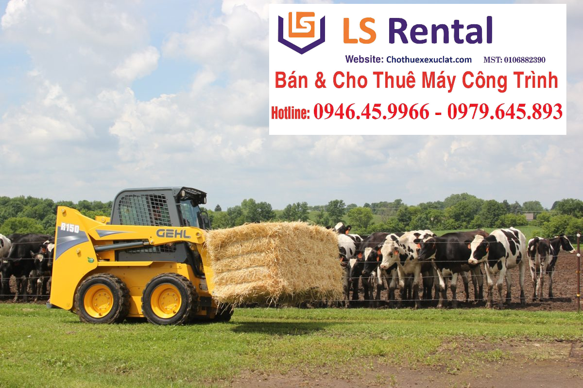 Bàn giao xe xúc lật GEHL R150