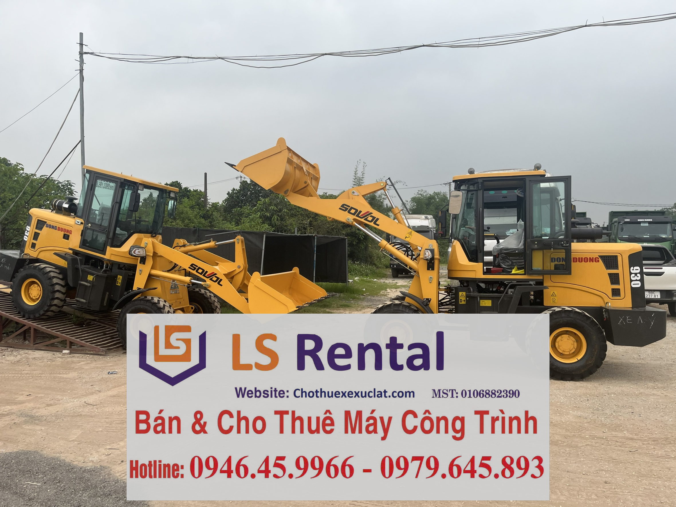 Xe sẵn kho – Giao hỏa tốc: Mua bán, cho thuê xe xúc lật khớp nối 2 thân