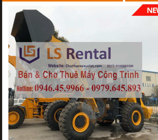 Liugong CLG855H sẵn sàng vào công trình: Bán, cho thuê máy xúc lật