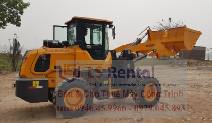Chuyên bán, cho thuê máy xúc lật Laigong WL928 phục vụ mọi công trình